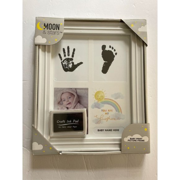 NIB-Baby Print Picture Frame - Picture 1 of 2